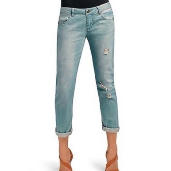 CAbi Denim - Light Wash Distressed Boyfriend Cabi Jeans